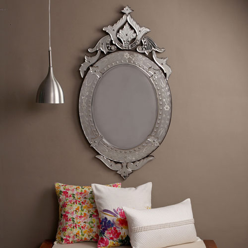 Ovel Silver Coated Mirror - SM36