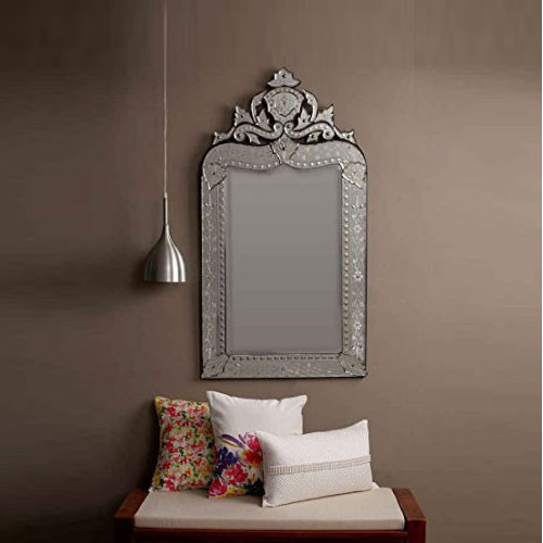 Small Crown Head Venetian Mirror - SM51