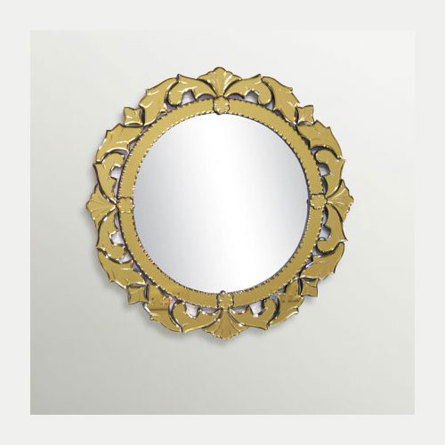 Small Golden Venetian Mirror - SM58